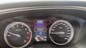 Subaru Forester SK смотрим все меню (БК, мультимедия, верхний экран.