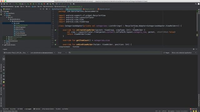 Creating a Horizontal RecyclerView with Kotlin (Ecommerce #12) смотреть онлайн