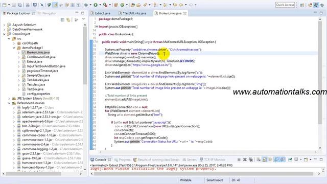 Selenium Video 21 - Test All Links On Webpage (broken Links) In Selenium Webdriver смотреть онлайн