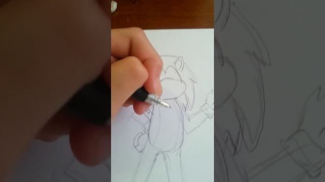 рисую соника по запросу :) ( в замедленнии ) Читать комментарии!! смотреть онлайн