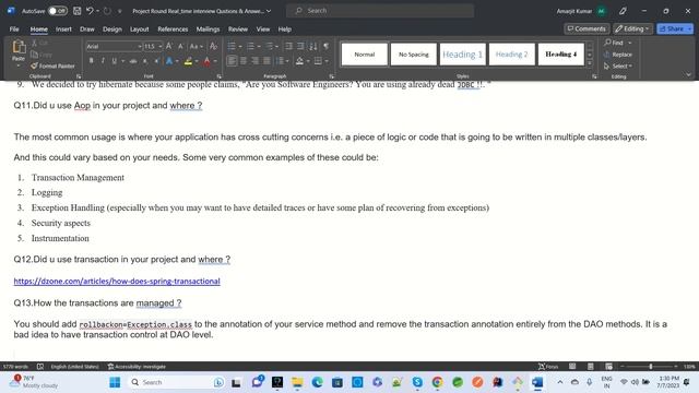 Java Spring Boot Angular Project Round Real Time Interview Questions and Answers for experienced202 смотреть онлайн