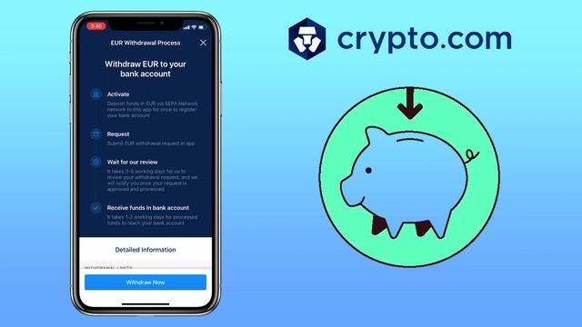 How to DEPOSIT or WITHDRAW on CRYPTO.COM App for Beginners | Tutorial смотреть онлайн