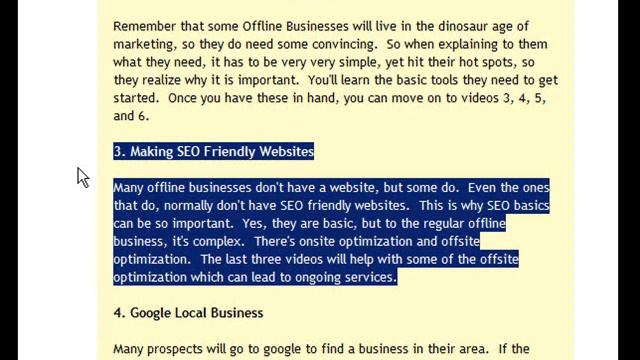 Offline SEO Pro : Perform Services for Offline Businesses смотреть онлайн
