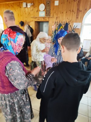 Вход Господень в Иерусалим, поздравляем Батюшку с рождением сына