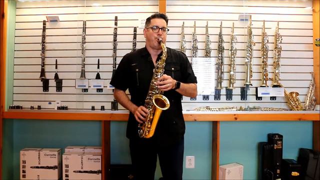 Yamaha alto sax YAS-23 Serial #143556 смотреть онлайн