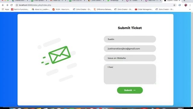 Integrate Odoo HelpDesk with PHP Website смотреть онлайн