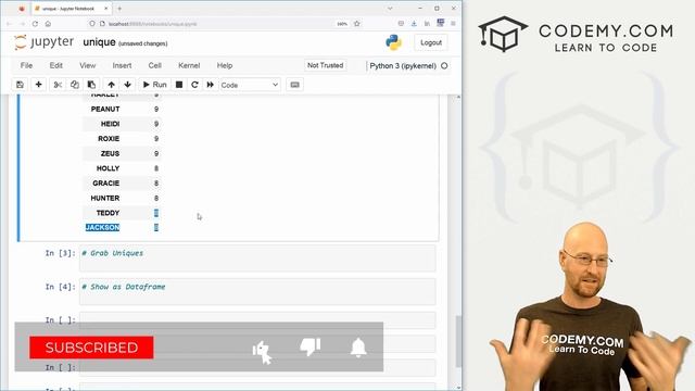 How To Count Unique Data In Columns - Pandas For Machine Learning 14 смотреть онлайн