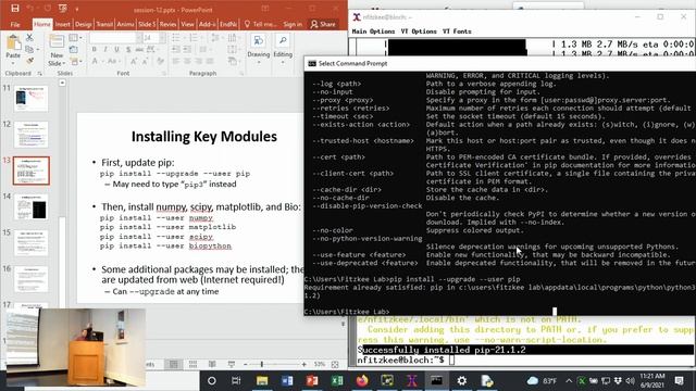 Getting Started with Python (Session #12, Biochemistry Boot Camp 2021) смотреть онлайн