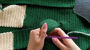 Как красиво соединить две детали или мотивы крючком.