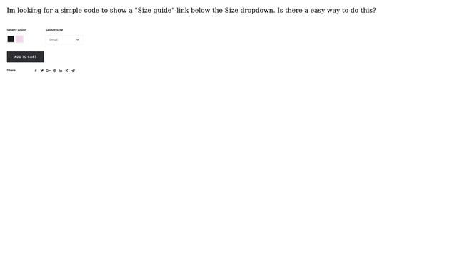 Wordpress: Add custom link/pop up under variations dropdown смотреть онлайн
