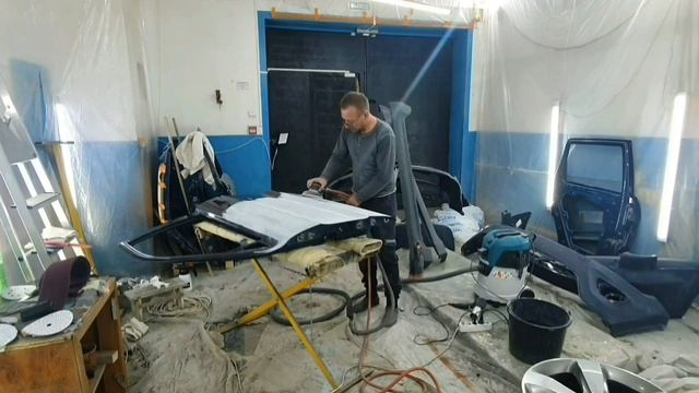 Покраска в кэнди цвет Джип Чероки. Часть 1 смотреть онлайн