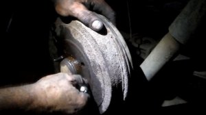 Как снять задний тормозной барабан Fiat Doblo 223.