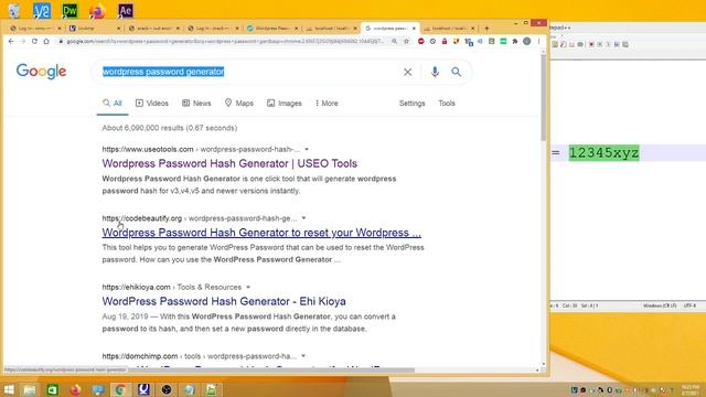 forgot wordpress password reset via phpmyadmin смотреть онлайн