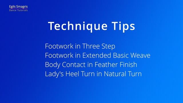 Slow Foxtrot Basic Routine 1 | Feather Finish, Three Step, Natural Turn, Weave смотреть онлайн