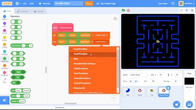 Scratch 3.0 Tutorial: How to Make a Pac-Man Game (Part 4) смотреть онлайн