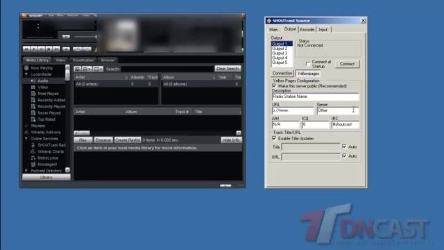 How to streaming start with winamp player and DSP effect смотреть онлайн