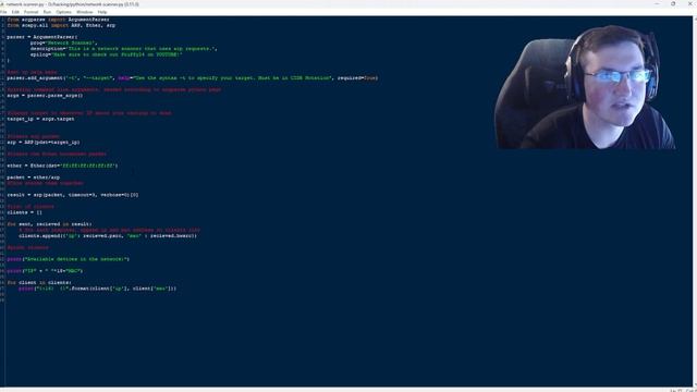 How to make a Network Scanner in python: 10 week coding challenge! Project 2 смотреть онлайн