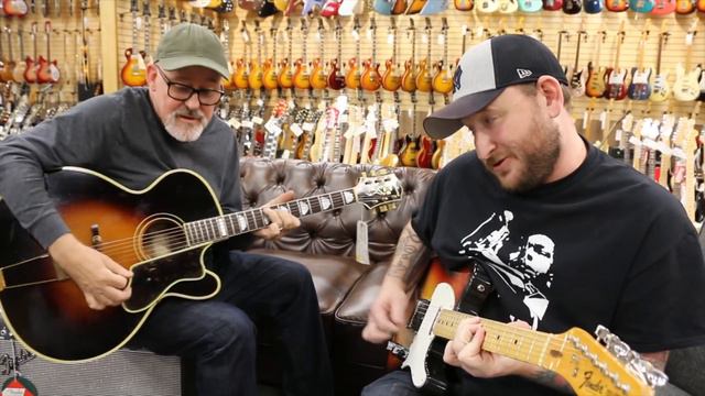 Tim Pierce & Josh Smith "Drowning in my own tears" - 1954 Epiphone FT Deluxe & 1974 Telecaster смотреть онлайн