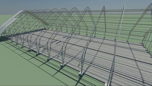 Строительство коровников. Как выглядит в 3D смотреть онлайн