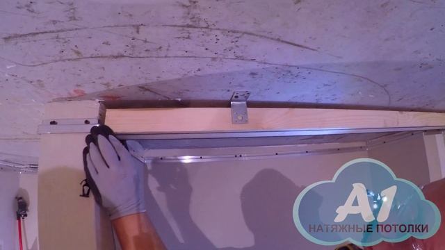 Шкаф купе, установка закладного бруса под натяжной потолок смотреть онлайн
