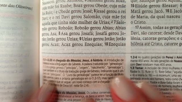 Mateus 1:9 Estudo Bíblico - Como Estudar A Bíblia Sozinho - Bíblia De Estudo - Devocional - Bíblias