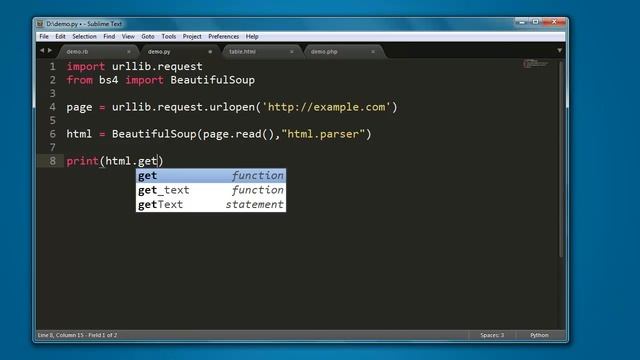 Python Beautifulsoup Get Page Content смотреть онлайн