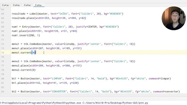 #5 Conversor De Unidades Em Linguagem Python Com Tkinter смотреть онлайн