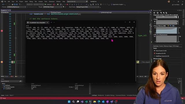 Inference BERT NLP With C# ONNXRuntime