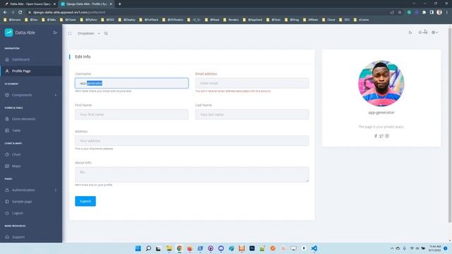 Django Github SignIN - Datta Able (Free Product) | AppSeed смотреть онлайн