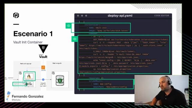 [Spanish] Integrando HashiCorp Vault en aplicaciones de Kubernetes смотреть онлайн