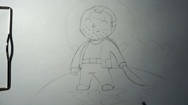 Как нарисовать Джейсона Вурхиза | Пятница 13е ? смотреть онлайн