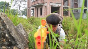 GUGU Nerf War : CID Dragon Fight Dangerous Criminals Shaco Mask Mission Impossible 2