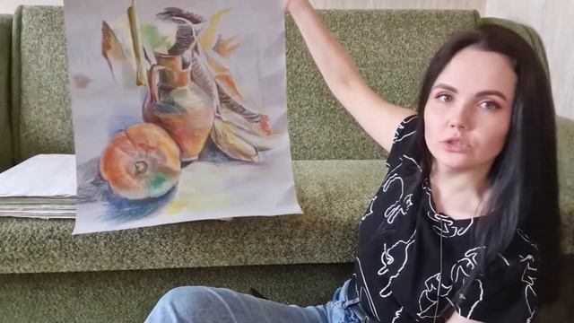 МОИ ДЕТСКИЕ РИСУНКИ. ХУДОЖЕСТВЕННАЯ ШКОЛА. КАК Я РИСОВАЛА РАНЬШЕ? часть 2 из 3. смотреть онлайн