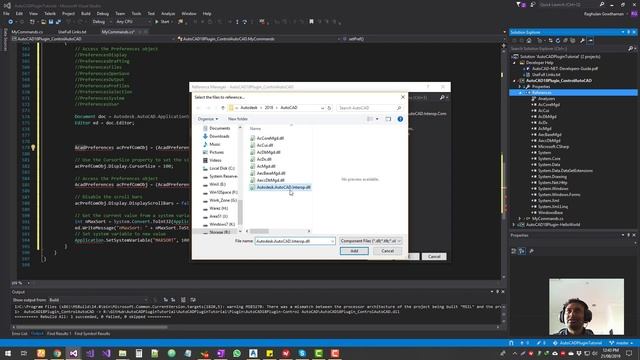 Get and Set AutoCAD Preference using C# Tamil смотреть онлайн