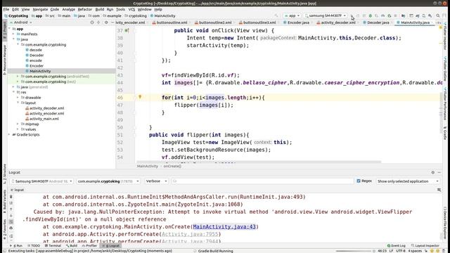 Cryptography Android App Part 9 | Encryption and Decryption Algorithms in Java | Semester Project смотреть онлайн