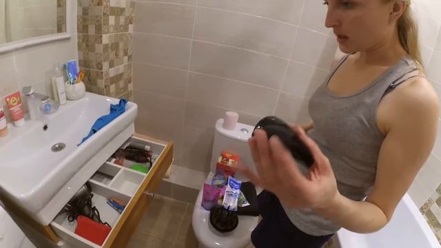 Организация и хранение в ванной (тумбочка под раковиной) смотреть онлайн