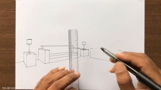How to Draw a Living Room in 2-Point Perspective смотреть онлайн
