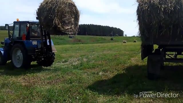 ЮМЗ 6 "4х4" погрузка рулонов смотреть онлайн