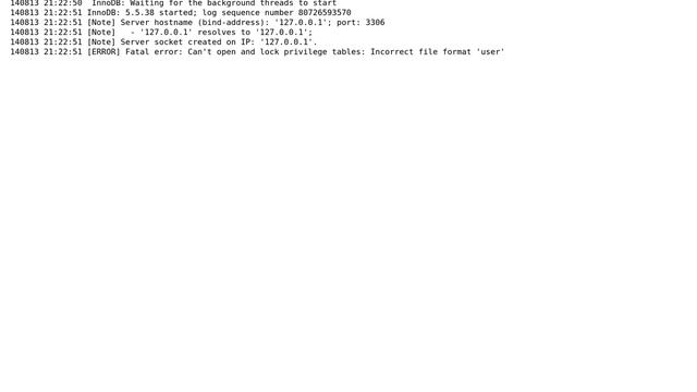 Mysql 5.5 server not working смотреть онлайн