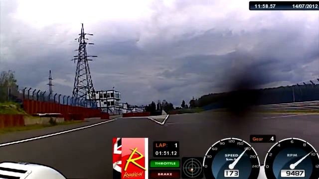 Тренировка на Смоленском кольце, Школа Экстремального вождения www.f1rex.ru смотреть онлайн