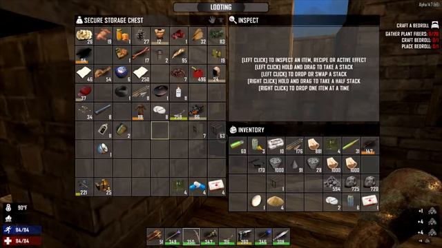 7 Days to die Alpha 14.7 #12 Укрепляем забор бетоном смотреть онлайн