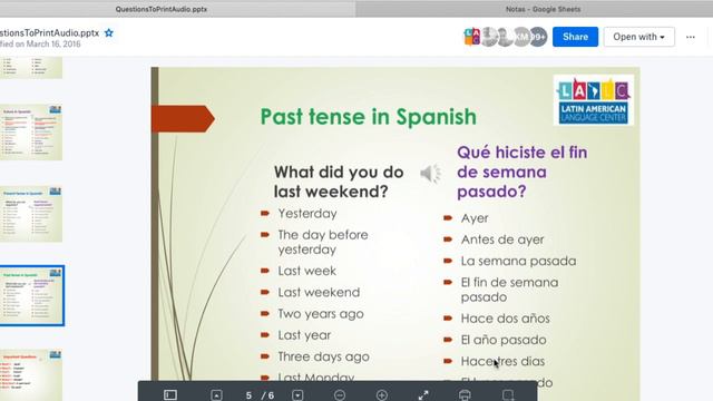 Spanish Past Tense regular verbs смотреть онлайн