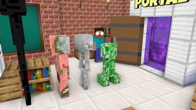 Monster School : ZOMBIE APOCALYPSE HORROR - Minecraft Animation смотреть онлайн