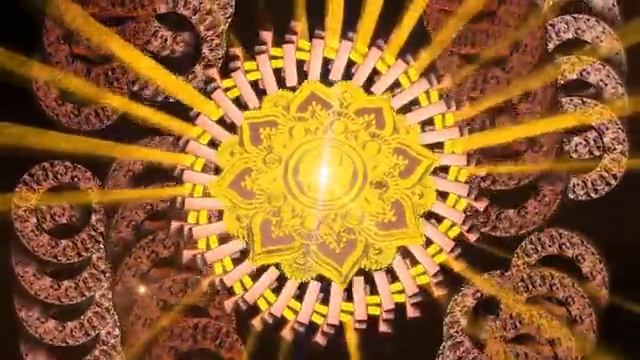 852 Hz | Golden Mandala Of Abundance And Prosperity | Attract Money, Wealth And Abundance