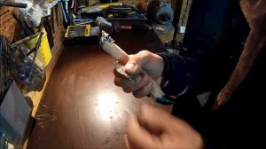 НОЖ, РУКОЯТЬ ИЗ НОЖКИ КОЗЫ.