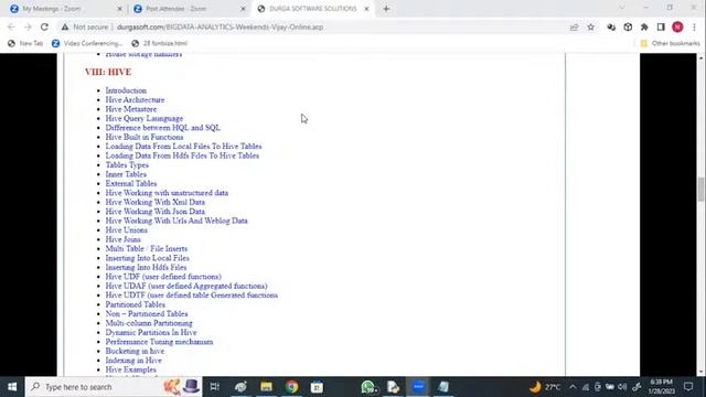 BIGDATA Analytics tutorials by Mr. N. Vijay Sunder Sagar Sir смотреть онлайн