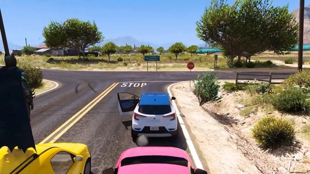 ? Renault Ailesi Arabalar Yeni Boru Parkurunda ? GTA 5 смотреть онлайн