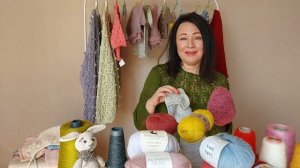 Как выбрать пряжу для детей ? Пайетки для вязания . Одежда для новорожденных .