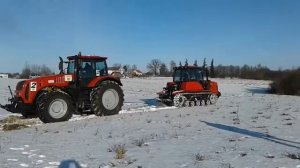 Беларус 3522 Против гусеничного Беларус 2103