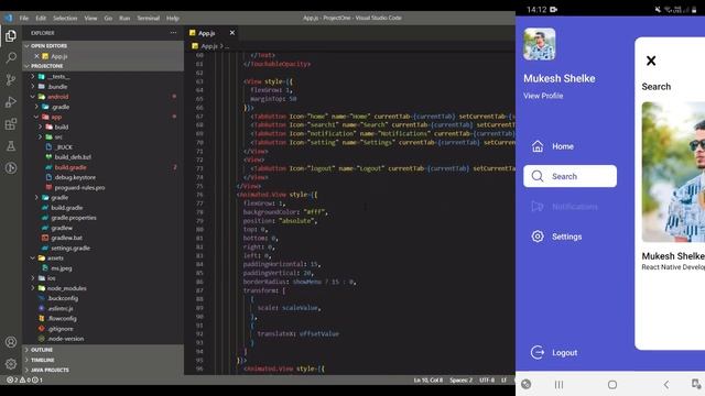 Figma to react native sidebar drawer смотреть онлайн